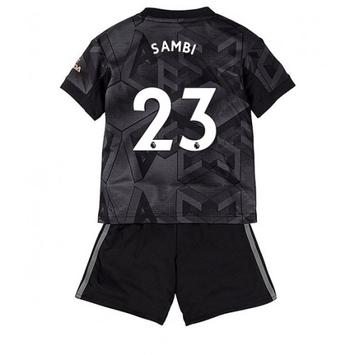 Dres Arsenal Albert Sambi Lokonga #23 Gostujuci za djecu 2022-23 Kratak Rukav (+ kratke hlače)